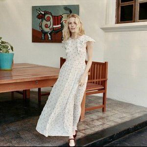 Doen Flora Dress in Salt , XS
